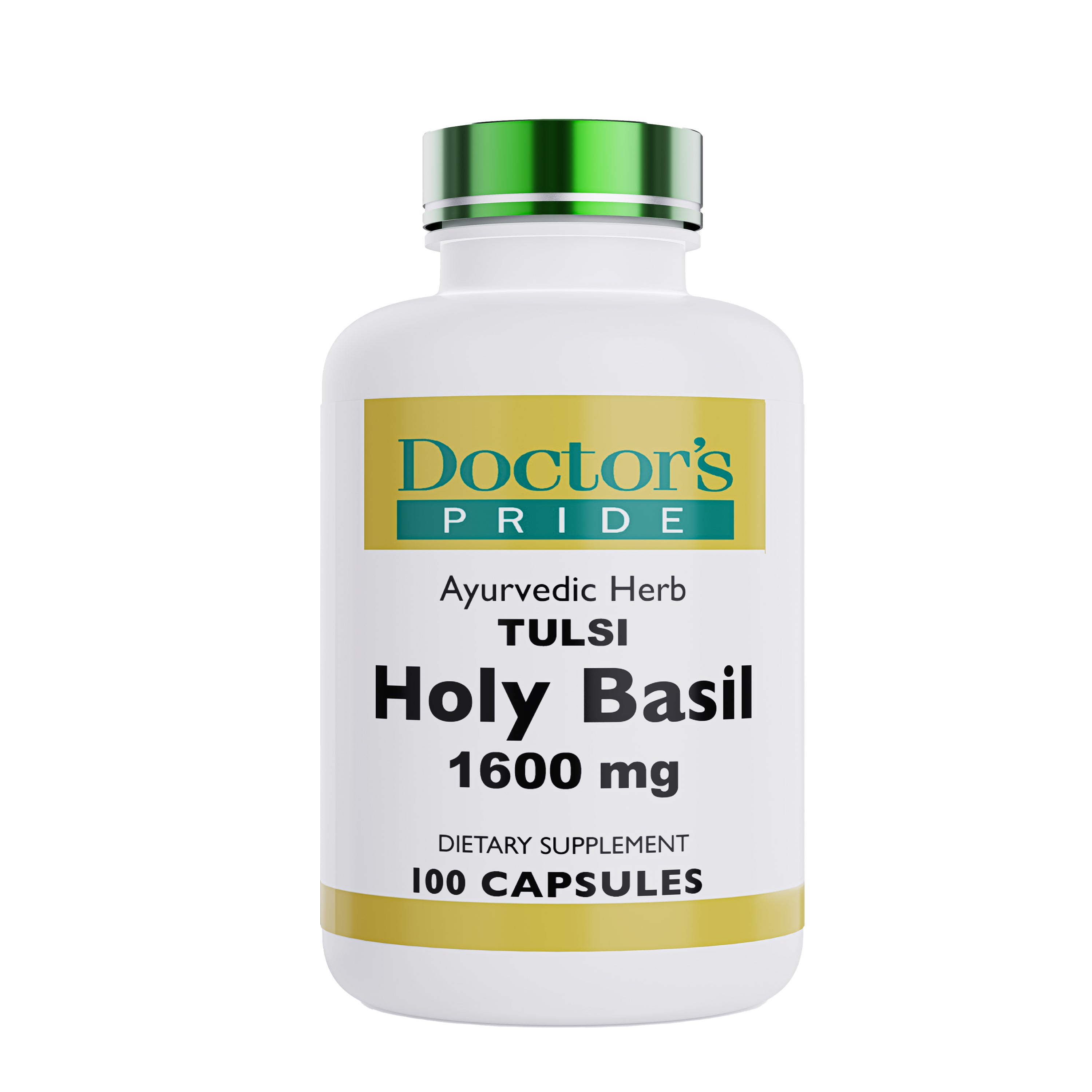 Holy Basil 1600 MG High Potency 100 Capsules